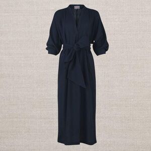 Pinkfilosofy chic Celian Dress is navy